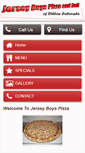 Mobile Screenshot of jerseyboyspizzas.com